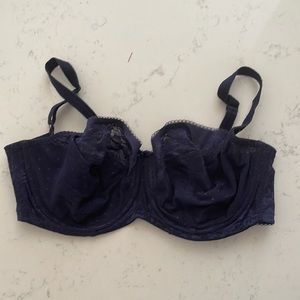 Navy Panache balconette bra